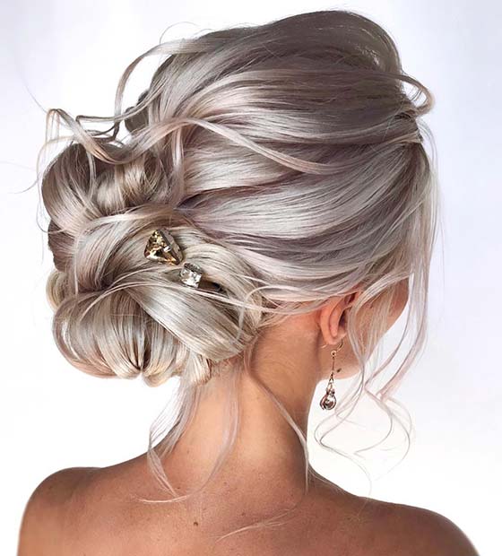 Coiffure de mariage élégante