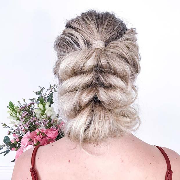 Pull Through Braid Updo