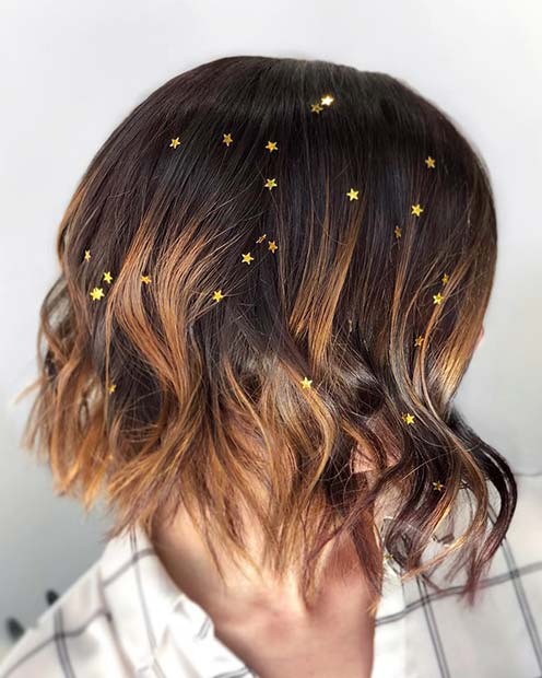 Summer Balayage for Dark Hair