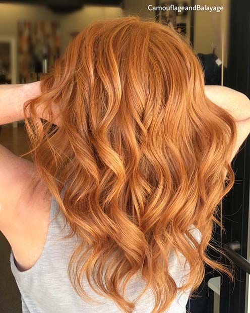 Coppey Red Hair Color Idea