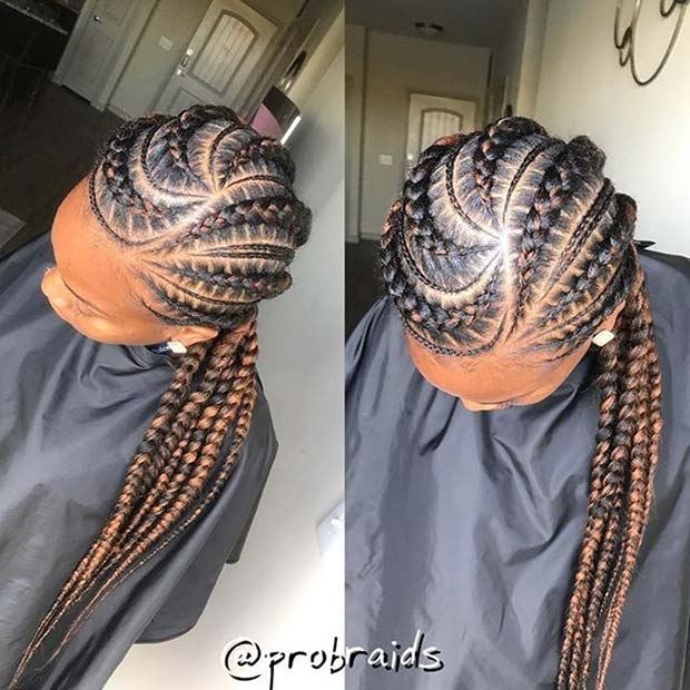 Feed In Braids για καλοκαιρινά προστατευτικά στυλ για μαύρες γυναίκες