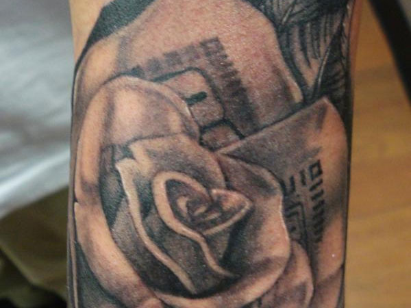 Shades Of A Money Rose Tattoo