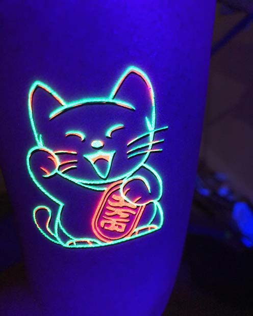 Lucky Cat Tattoo Idea