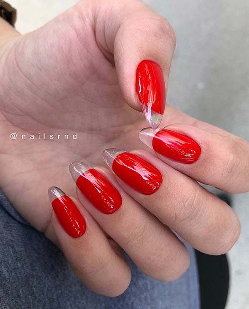 Ongles Rouges et Clairs
