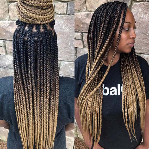 Tresses Ombre Blonde