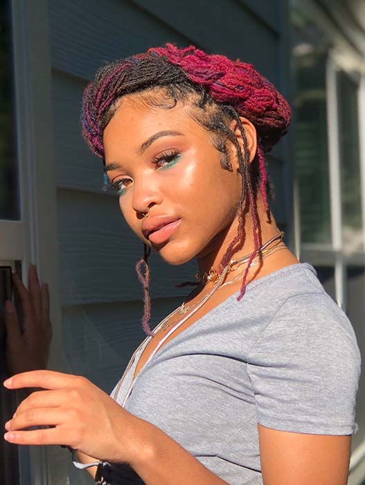 Πλεκτά Sisterlocks Updo