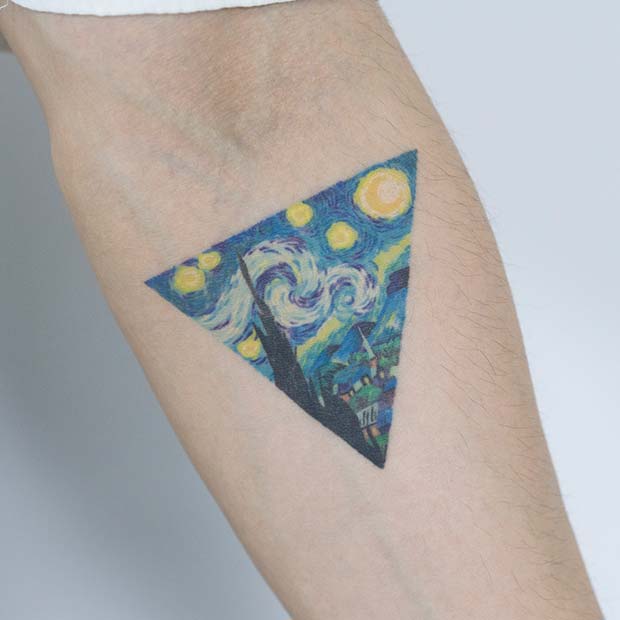 Van Gogh Inspired Tattoo Art