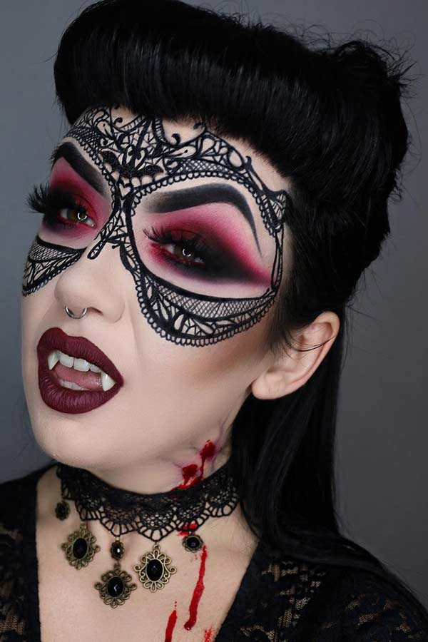 Idée maquillage vampire gothique