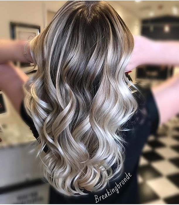 Glam Blonde Hair Idea