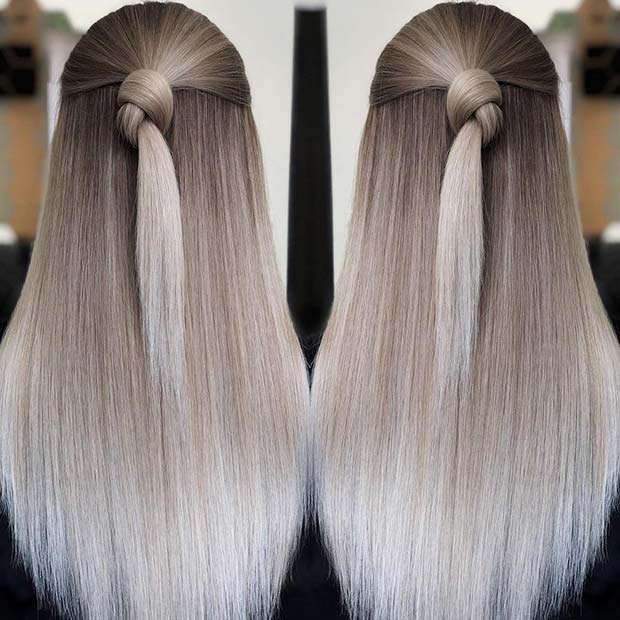 Cool Blonde Blend Hair Idea για το Χειμώνα