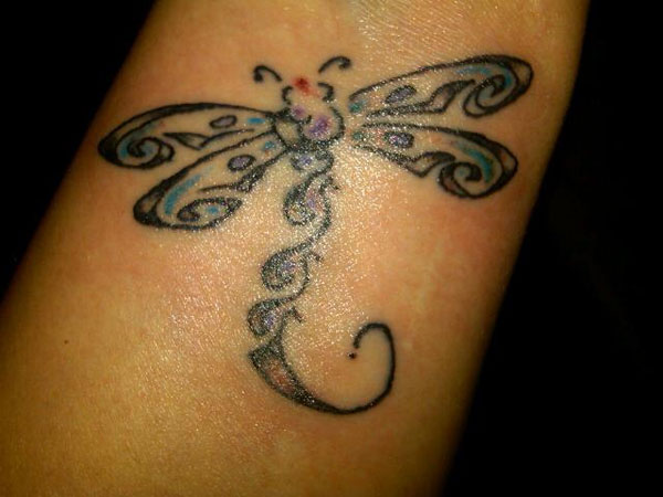 Dragonfly Tribal Tattoo