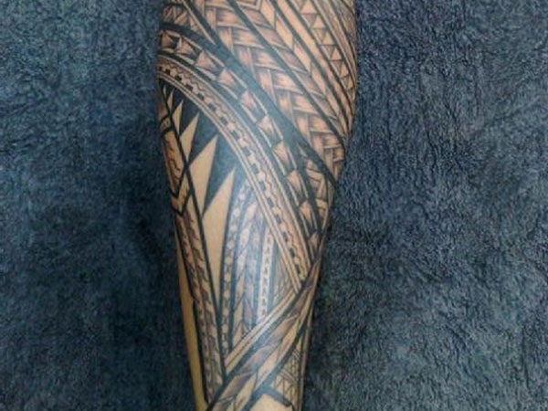 Tatouage de veau samoan