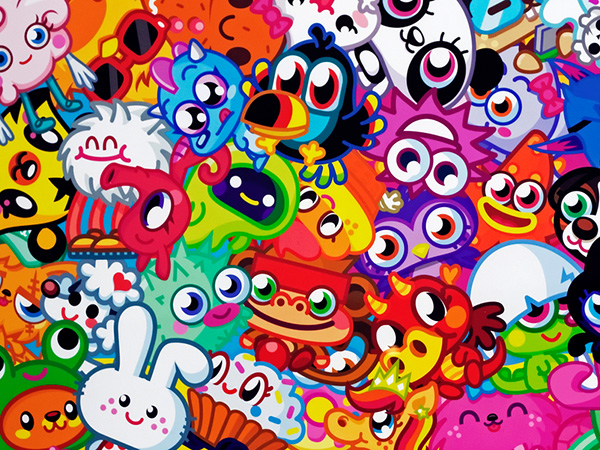 Couleurs des monstres Moshi