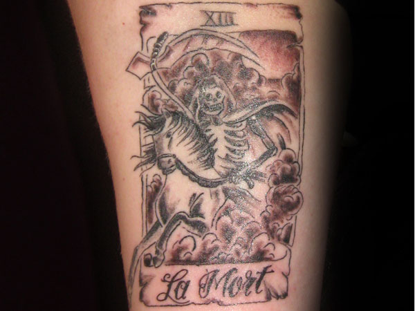 Tatouage de cavalier de la mort