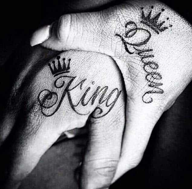 βασιλο-και-βασίλισσα-χέρι-τατουάζ
