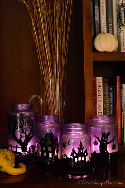 Halloween DIY Village Luminaries