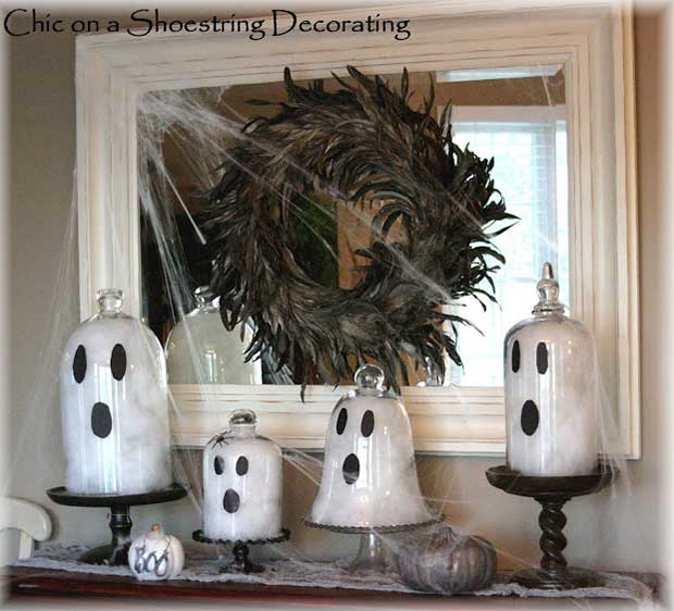 Εύκολη διακόσμηση DIY Halloween Ghosts