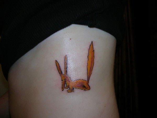 Αστείο Fox Tattoo