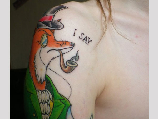 Mon tatouage de renard chic