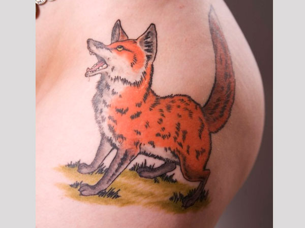 Tatouage de renard inspiré