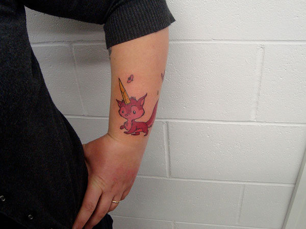 Tatouage Foxicorn