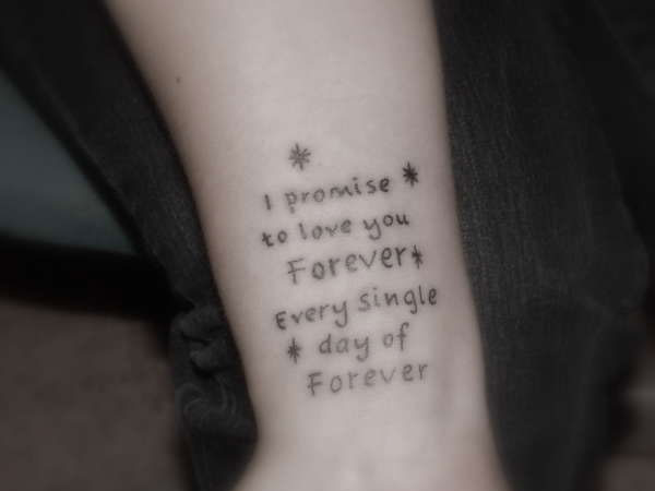 Twilight Quote Tattoo