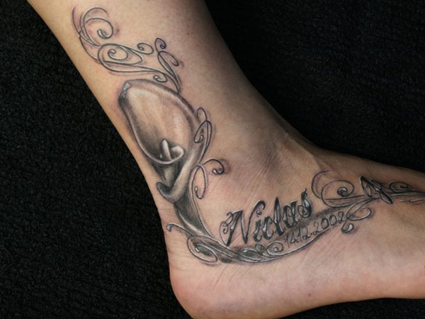 Tatouage de femme élégante