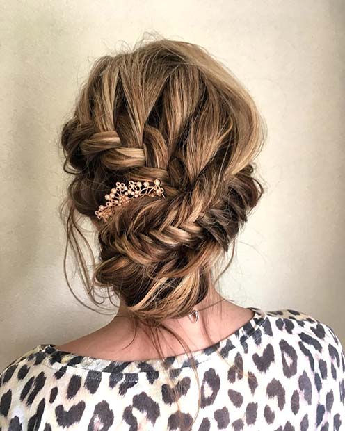 Updo Multi Braid