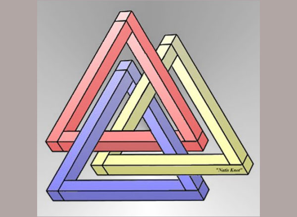 Cet appariement de nœuds de triangles est-il physiquement possible?