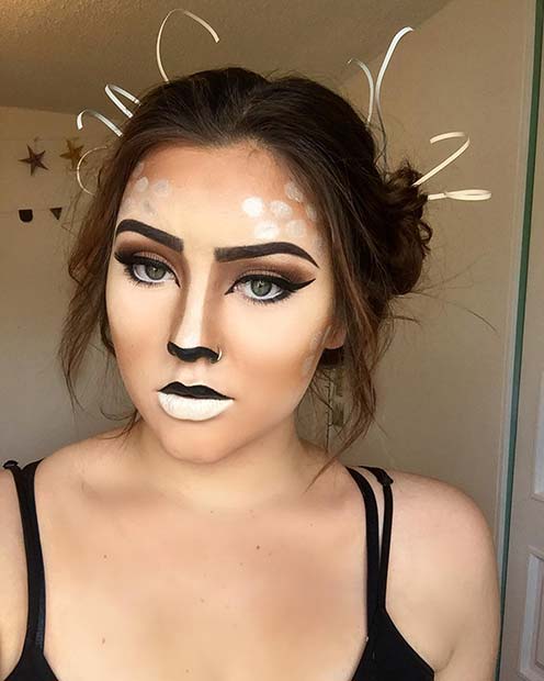 Maquillage De Cerf Simple