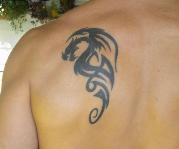 Shoulder Tribal Dragon