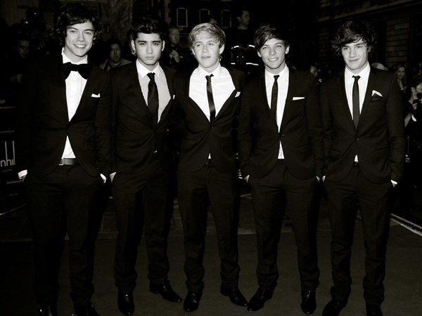 One Direction Boys In Black