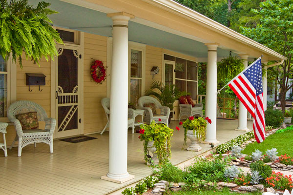 Patio domestique Jardin