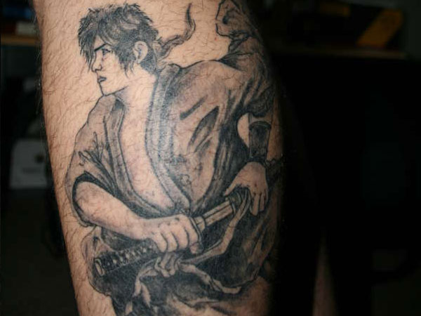 Ρεαλιστικό τατουάζ πολεμιστή