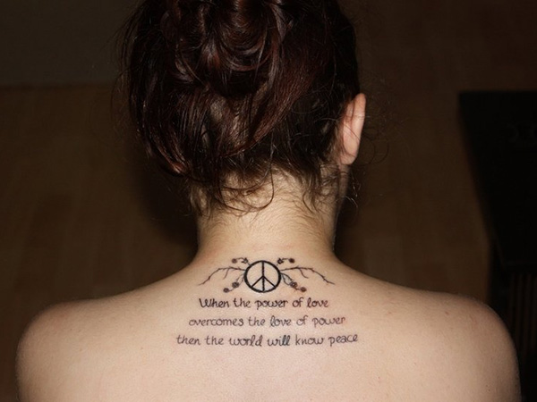 Peace Love Tattoo