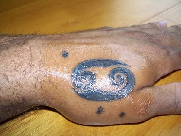 Blue Cancer Sign 69 Τατουάζ