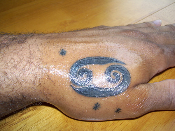 Blue Cancer Sign 69 Τατουάζ