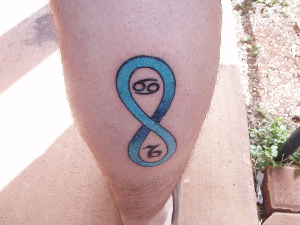 69 In Infinity Loop Tattoo