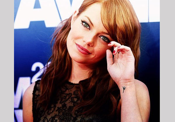 Emma Stone Tattoo Artistic