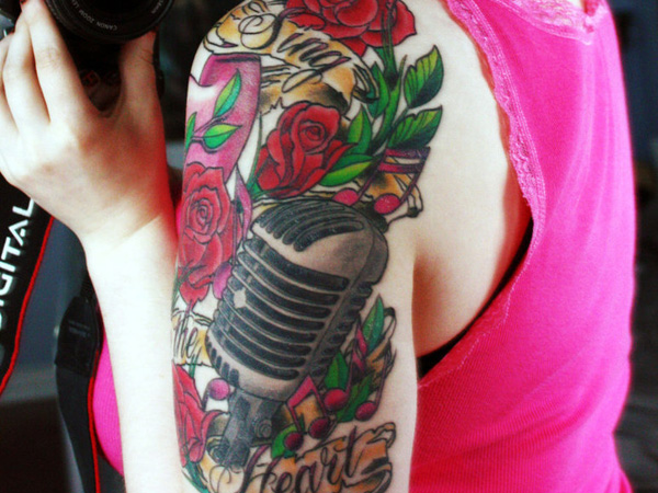 Music Sleeve Tattoo