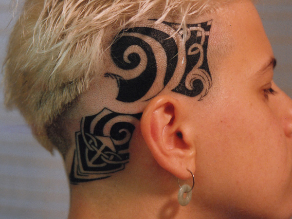 Tatouage De Tête De Motifs