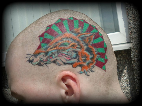 Ζώα κεφάλι τατουάζ