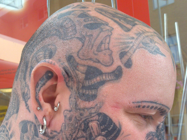 Tête de tatouage