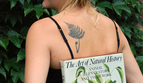 Back Twig Tattoo