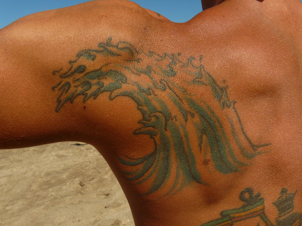 Splash Of High Waves Tattoo