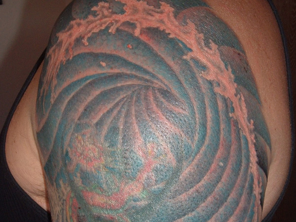 Τατουάζ Spiral Wave