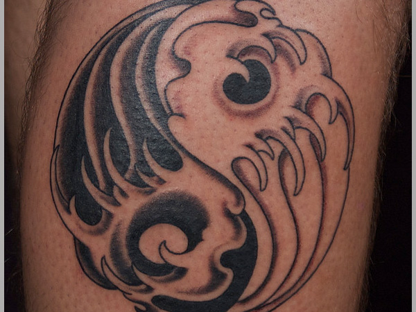 Τατουάζ Yin Yang Pattern