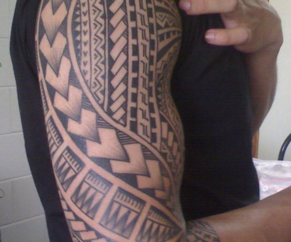 Samoan Half Sleeve Tattoo