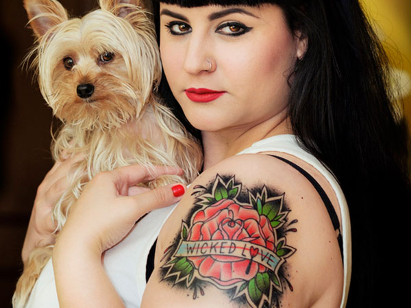 Tatouage gentil et méchant