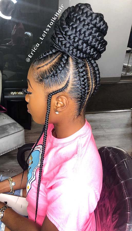 Sky High Braided Bun